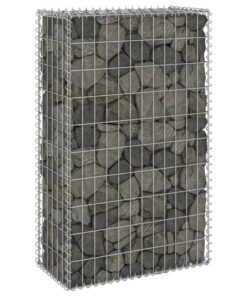 Gabion Wall with Covers Galvanised Steel 60x30x100 cm