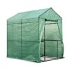 Green Fingers Greenhouse 1.2x1.9x1.9M Walk in Green House Tunnel Plant Garden Shed 4 Shelves