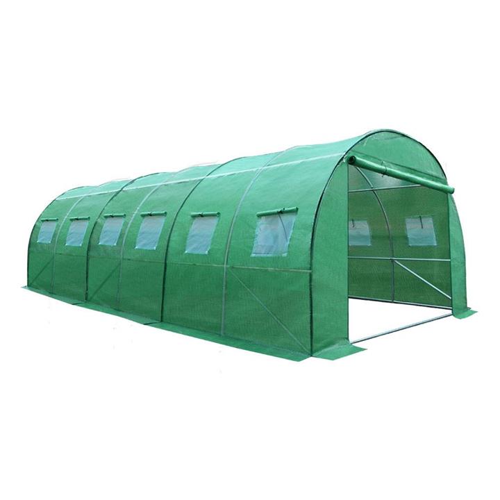 Green Fingers Greenhouse 6x3x2M Walk in Green House Tunnel Plant Garden Shed Dome