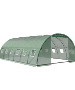 Green Fingers Greenhouse 6x4x2M Walk in Green House Tunnel Plant Garden Shed Dome