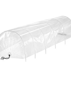 Green Fingers Mini Greenhouse 300x45x30cm Tunnel Clear PVC Steel Frame Portable