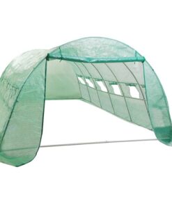 Greenhouse Walk-In Shed 6x3x2M PE Dome Hoop Tunnel Polytunnel