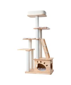 HONEYPOTCAT Elegant Wood Retreat - 146cm