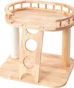 HONEYPOTCAT MZ Happy Steps Wooden Cat Tree - 53cm