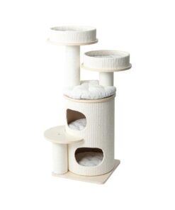 HONEYPOTCAT PURRING Multi-Level Sisal Barrel Cat Tower - PRO 117cm