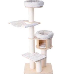 HONEYPOTCAT Signature Solid Wood Cat Tower - 175.5cm