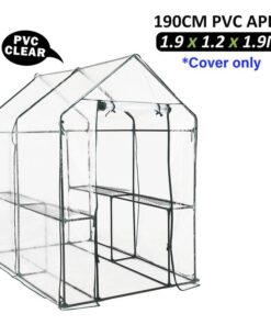 Home Ready Garden Greenhouse Shed PVC Cover Only Apex 190cm