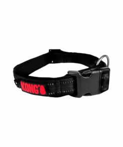 KONG Nylon Black Collars Large
