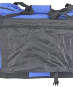 Medium Foldable Pet Dog Puppy Cat Rabbit Soft Crate With Curtain-Blue