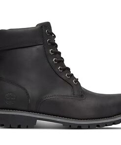 Men's Rugged Mid Lace Up 6-Inch Black 7 US Mens