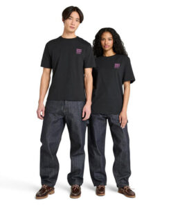 Men's Short-Sleeve Timberland® Linear Logo T-Shirt Black