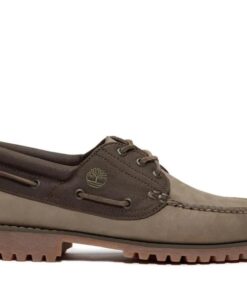 Men's Timberland Authentic Handsewn 3-Eye Boat Shoe Green 7 US Mens