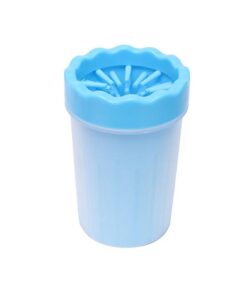 Ondoing Pet Foot Cleaner Dog Cat Paw Washer Pet Feet Brush Grooming Tool Small Large Mug-S-Blue