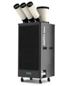 POLYCOOL 6.5kW Portable Industrial Spot Cooler, with Triple Cooling Ducts, 15A Plug