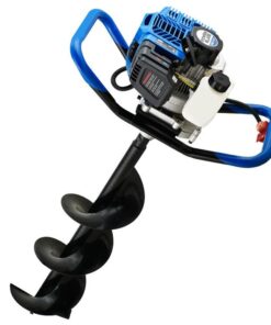 POWERBLADE PD750 52cc 2-Stroke Petrol Post Hole Digger, 200mm Auger w/ 600mm Extension Shaft