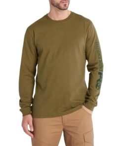 PRO Core Logo Long Sleeve Tee Green