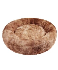 Pawfriends Dog Cat Pet Calming Bed Warm Soft Plush Round Nest Comfy Sleeping Kennel Cave 70