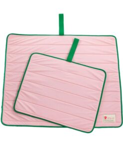Pet Dog Cooling Mat Non-Slip Travel Roll Up Cool Pad Bed Outdoor M PINK