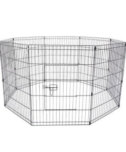 Pet Playpen Foldable Dog Cage 8 Panel 30in