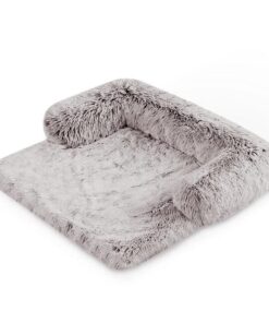 Pet Sofa Bed Dog Calming Sofa Cover Protector Cushion Plush Mat M