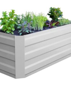 Slimline Garden Bed 120 x 45 x 45cm White