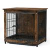Small Wooden Dog Crate Indoor Kennel 63x51x59cm End Table Nightstand