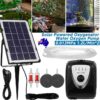 Solar Pond Pump Air Pump Solar Powered Pool Fish Tank Oxygenator Oxygen Aerator