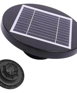 Solar Powered Roof Fan Ventilator Loft Vent for Boat RV Greenhouse Shed Caravan