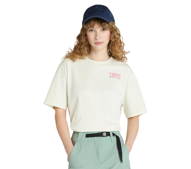 Timberfresh Back Graphic Short-Sleeve Tee White