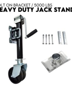 Trailer Parts Trailer Caravan Jack Stand /Jockey Wheel Draw Bar Fitment 5000Lbs