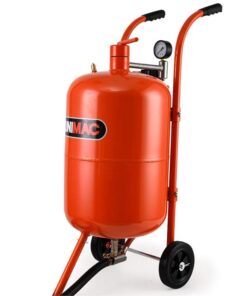 UNIMAC 38L Sandblasting Tank, Pressurised Design with Sandblast Gun Set with Hose