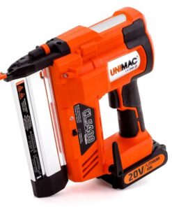 UNIMAC CLS400 15-50mm 16ga Brad Finishing Nail Gun, Cordless 20V Lithium Nailer