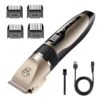 USB Charged pet shaver Cordless Clipper Pet Gromming Kit 4 Different Size Combs
