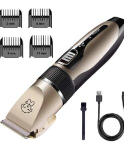 USB Charged pet shaver Cordless Clipper Pet Gromming Kit 4 Different Size Combs