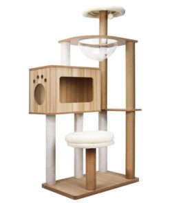VaKa 1.42M Cat Tree Tower Scratching Post Scratcher Cats Condo House Bed Furniture