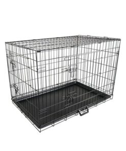 Wire Dog Cage Foldable Crate Kennel 36in with Tray