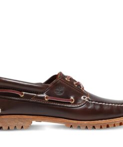 Women's Noreen 3-Eye Lug Handsewn Boat Shoe Brown 6 US Womens