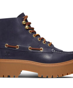 Women's Stone Street Mid 7-Eye Platform Boot Blue 6 US Womens