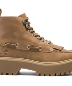 Women's Stone Street Mid Lace-Up Boot Wheat 6 US Womens