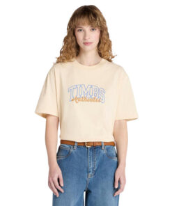 Women's Timberland® Varsity Graphic Short-Sleeve T-Shirt Beige