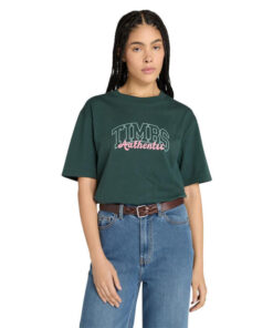 Women's Timberland® Varsity Graphic Short-Sleeve T-Shirt Green
