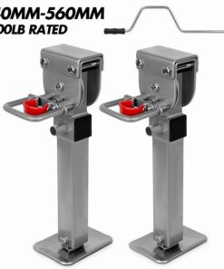 X-BULL Drop Down Corner Legs 440MM- 560MM Caravan Corner Stabilizer 1200LBS 2PCS Silver