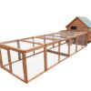 XXL Chicken Coop Rabbit Hutch Ferret Cage Hen Chook Cat Kitten House With Run