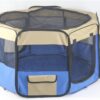 YES4PETS Medium Blue Pet Dog Cat Dogs Puppy Rabbit Tent Soft Playpen