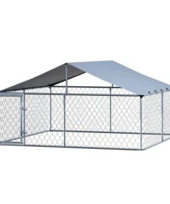i.Pet Dog Kennel Large House XXL Pet Run Cage Puppy Outdoor Enclosure With Roof