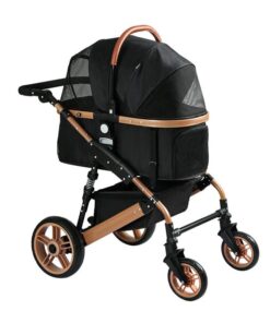 i.Pet Pet Dog Stroller Pram Large Cat Carrier Travel Pushchair Foldable 4 Wheels