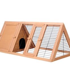 i.Pet Rabbit Hutch Chicken Coop 119cm x 51cm x 44cm Chicken Coop Large Run Wooden Cage Outdoor