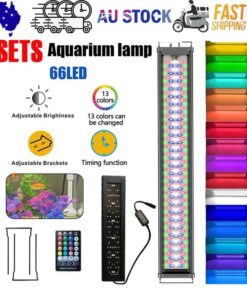 2Sets LED Light 40cm Full Spectrum Aquarium Lighting Aqua Plant Fish Tank Lamp 15W