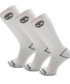 3 Pack Bowden Tree Full Cushion Crew Sock White