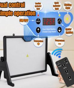 Adjustable Dual-Sided Heating Chicken Brooder Coop Heater Duck Poultry Warmer